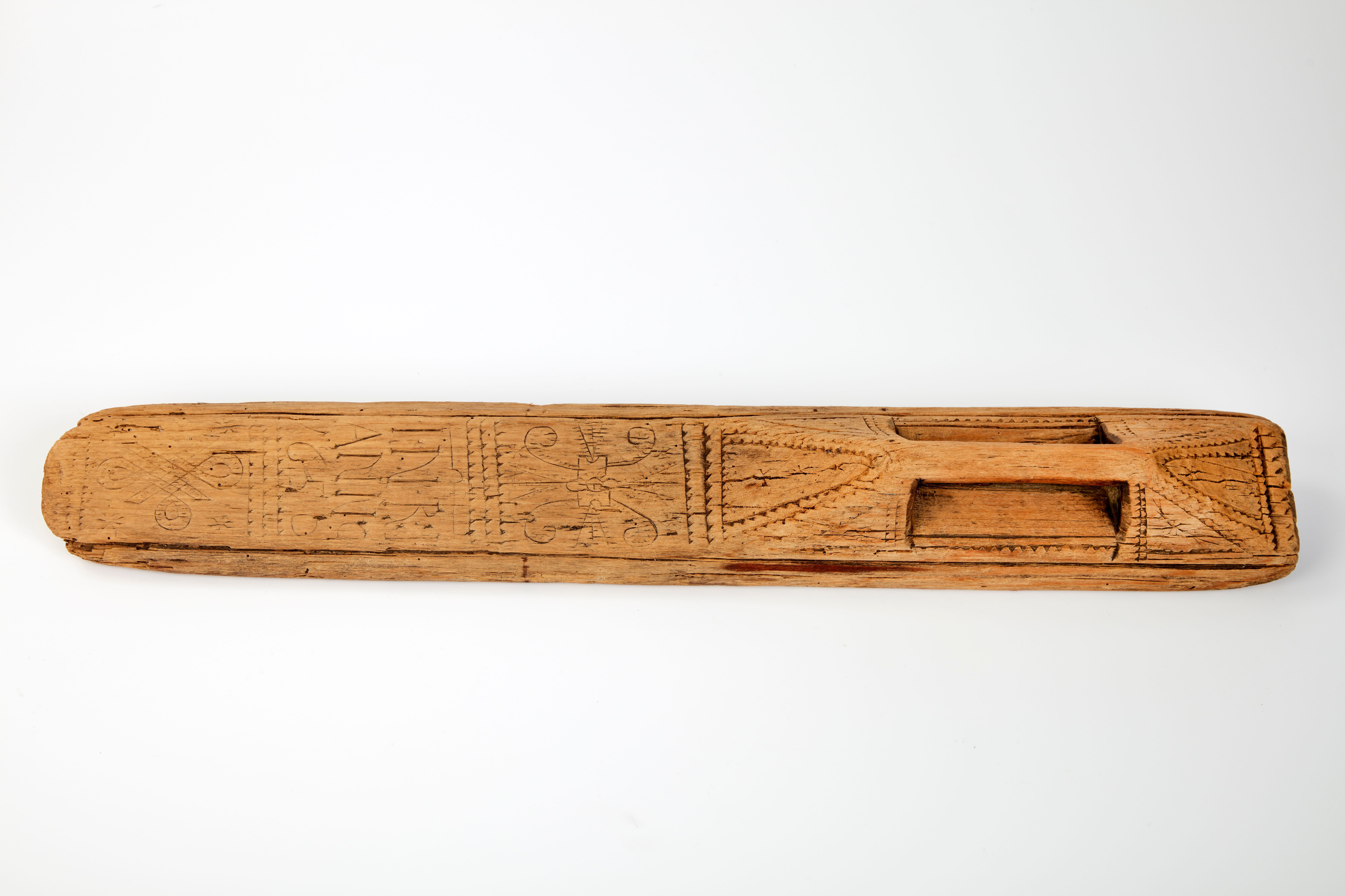 Mangelbräde med datering 1650