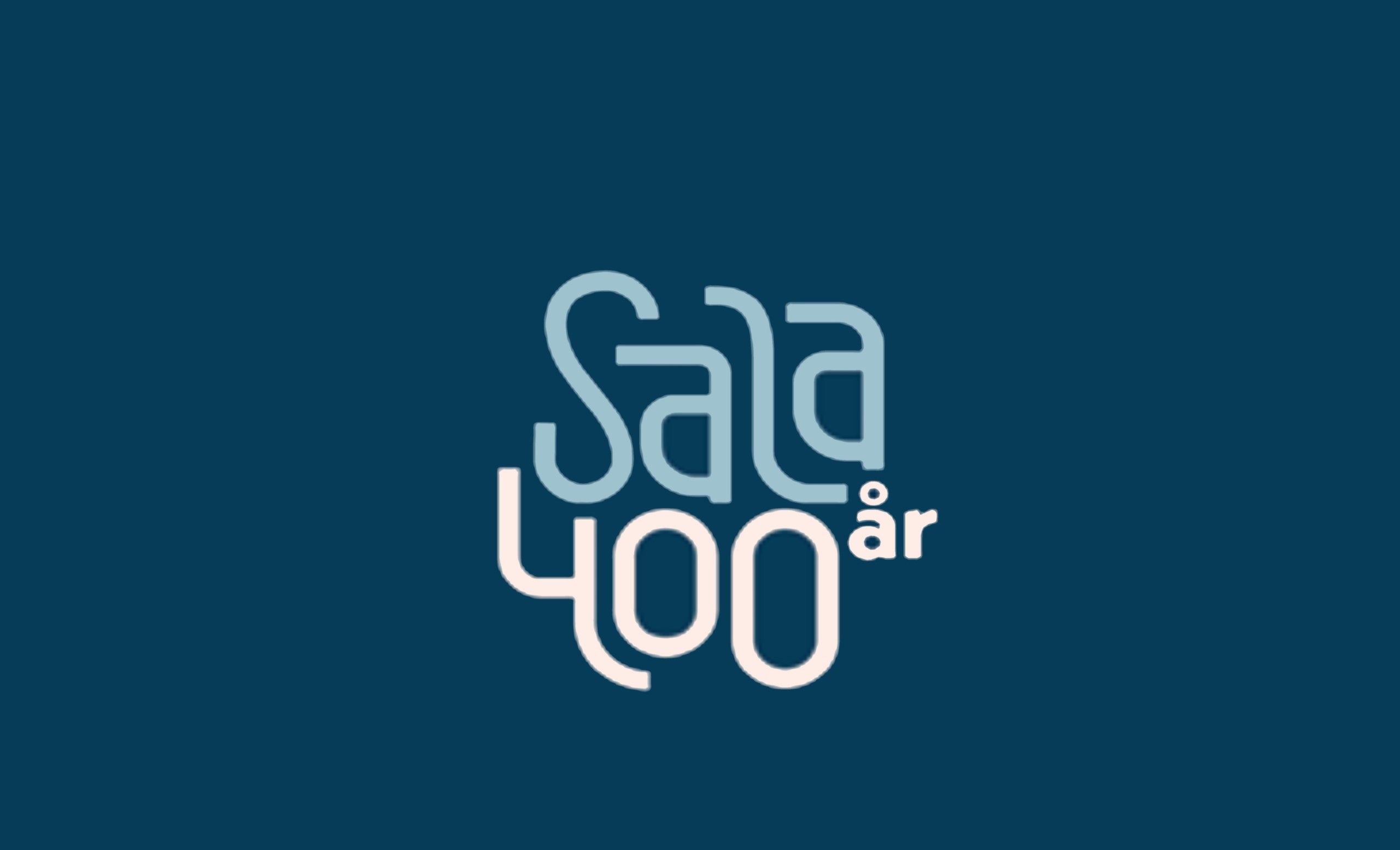 En logotyp för Sala 100 år.